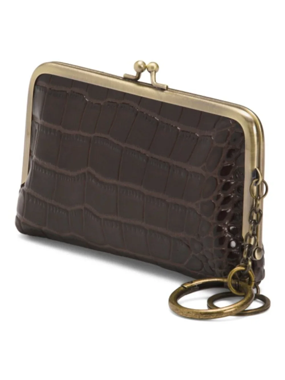 PATRICIA NASH Patent Leather Lorella Framed Coin Purse